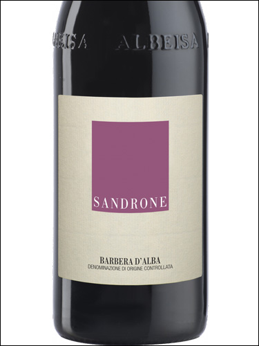 фото Sandrone Barbera d'Alba DOC Сандроне Барбера д'Альба Италия вино красное
