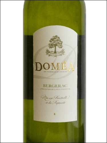 фото Domea Bergerac Blanc Sec AOC Домеа Бежерак Блан Сек Франция вино белое