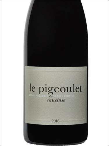 фото Le Pigeoulet Rouge Vaucluse IGP Ле Пижуле Руж Воклюз Франция вино красное