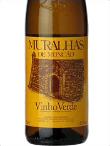 фото Muralhas de Moncao Branco  Vinho Verde DOC Муральяс же Мунсан Бранко (Белое) Винью Верде ДОК Португалия вино белое
