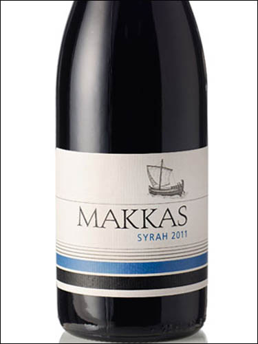 фото Makkas Syrah Маккас Сира Кипр вино красное