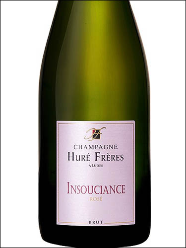 фото Champagne Hure Freres Insouciance Rose Brut Шампань Юре Фрер Ансусьянс Розе Брют Франция вино розовое