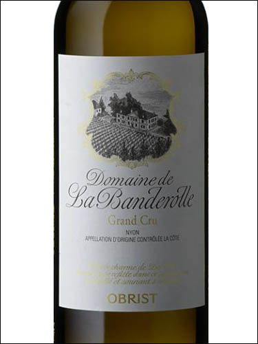 фото Domaine de la Banderolle Grand Cru Nyon La Cote AOC Домен де ла Бандероль Гран Крю Ньон Ла Кот Швейцария вино белое