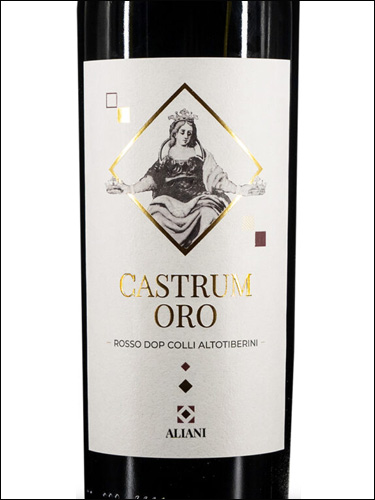 фото Aliani Castrum Oro Riserva Colli Altotiberini DOC Алиани Каструм Оро Ризерва Колли Альтотиберини Италия вино красное