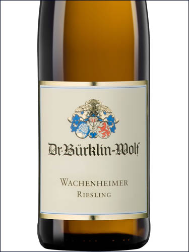 фото Dr. Buerklin-Wolf Wachenheimer Riesling Trocken Др. Бюрклин-Вольф Вахенхаймер Рислинг Трокен Германия вино белое
