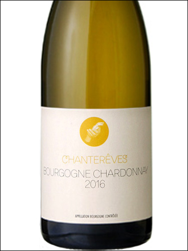 фото Chantereves Bourgogne Chardonnay AOC Шантерев Бургонь Шардоне Франция вино белое