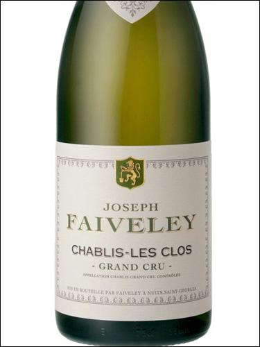 фото Domaine Faiveley Chablis Grand Cru Les Clos AOC Домен Февле Шабли Гран Крю Ле Кло Франция вино белое