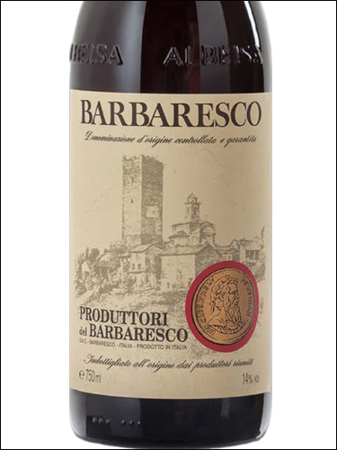 фото Produttori del Barbaresco Barbaresco DOCG Продуттори дель Барбареско Барбареско Италия вино красное