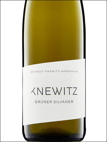 фото Knewitz Gruner Silvaner Кневиц Грюнер Сильванер Германия вино белое