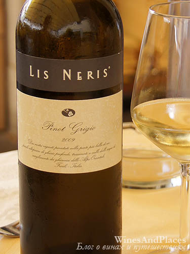 фото Lis Neris Pinot Grigio Friuli Isonzo DOC Лис Нерис Пино Гриджио Фриули Изонцо ДОК Италия вино белое