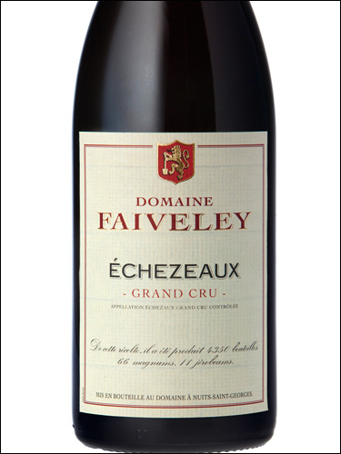 фото Domaine Faiveley Echezeaux Grand Cru AOC Домен Февле Эшезо Гран Крю Франция вино красное