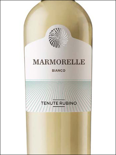 фото Tenute Rubino Marmorelle Bianco Salento IGP Тенуте Рубино Марморелле Бьянко Саленто Италия вино белое