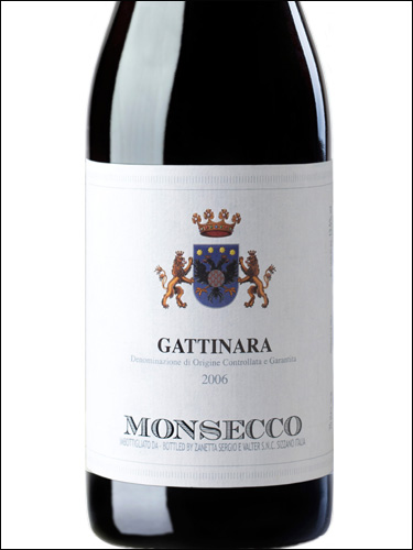 фото Monsecco Gattinara DOCG Ионсекко Гаттинара Италия вино красное