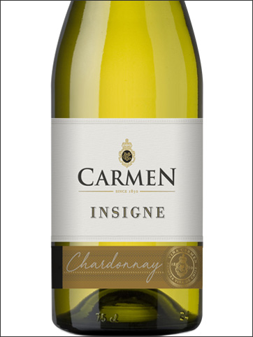 фото Carmen Insigne Chardonnay Кармен Инсигне Шардоне Чили вино белое