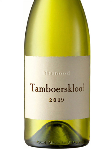 фото Kleinood Tamboerskloof Viognier Stellenbosch WO Клейнуд Тамберсклуф Вионье Стелленбош ЮАР вино белое