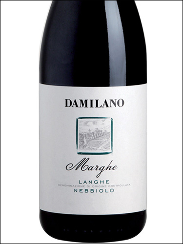 фото Damilano Marghe Nebbiolo Langhe DOC Дамилано Марге Неббиоло Ланге Италия вино красное