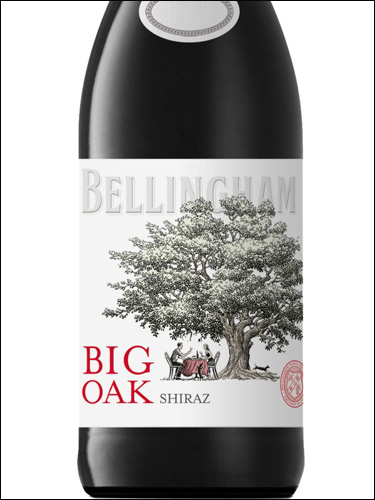 фото Bellingham Tree Series Big Oak Shiraz Беллингем Три Сириез Биг Оук Шираз ЮАР вино красное