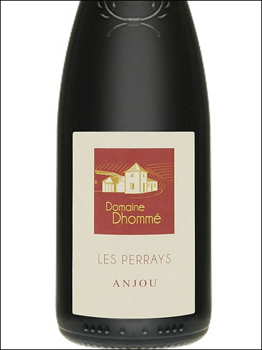 фото Domaine Dhomme Les Perrays Anjou Rouge AOC Домен Домме Ле Перре Анжу Руж Франция вино красное