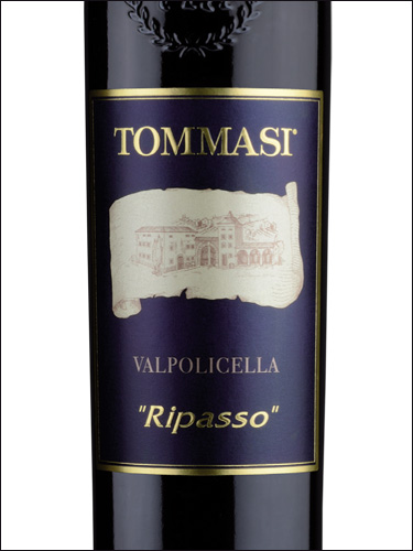 фото Tommasi Valpolicella Classico Superiore Ripasso DOC Томмази Вальполичелла Классико Супериоре Рипассо  Италия вино красное