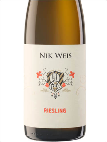 фото Nik Weis Riesling Dry Mosel Ник Вайс Рислинг Драй Мозель Германия вино белое