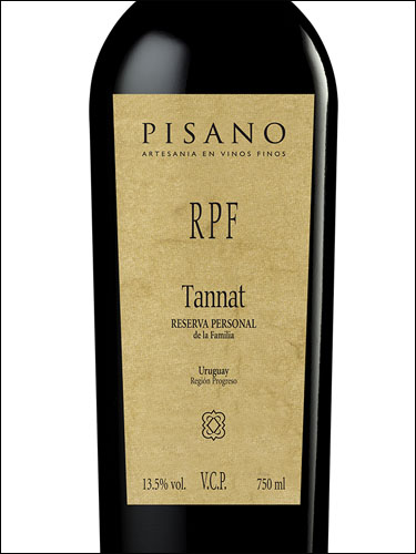 фото Pisano RPF Tannat Reserva Пизано РПФ Таннат Ресерва Уругвай вино красное