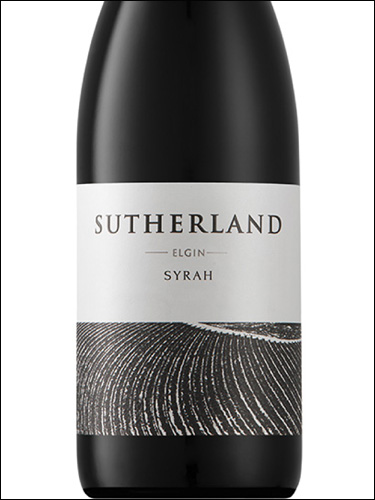 фото Sutherland Syrah Сазерленд Сира ЮАР вино красное