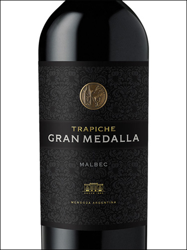 фото Trapiche Gran Medalla Malbec Трапиче Гран Медалья Мальбек Аргентина вино красное