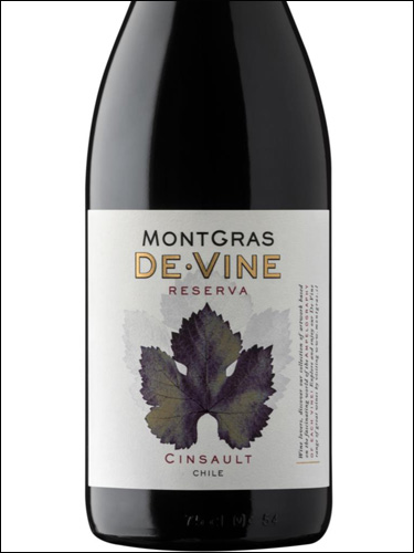 фото MontGras De Vine Reserva Cinsault Valle de Itata МонтГрас Де Вине Резерва Сенсо Долина Итата Чили вино красное
