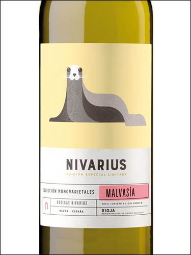фото вино Nivarius Malvasia Rioja DOCa 
