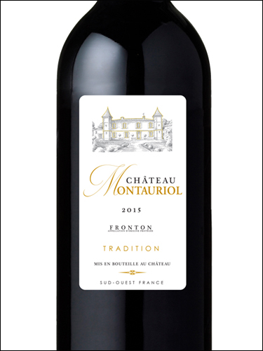 фото Chateau Montauriol Tradition Rouge Fronton AOC Шато Монторьоль Традисьон Руж Фронтон Франция вино красное