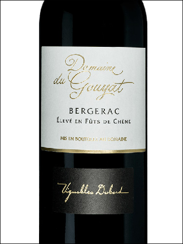 фото Domaine du Gouyat Reserve Rouge Bergerac AOC Домен дю Гуйа Резерв Руж Бержерак Франция вино красное