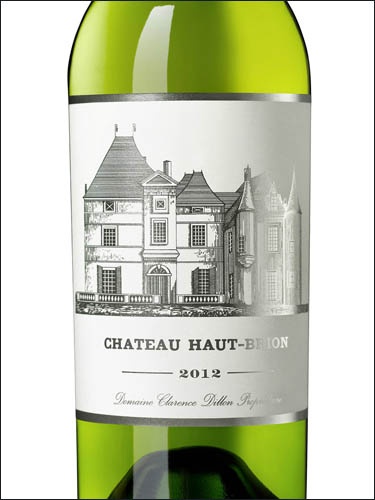 фото Chateau Haut-Brion Blanc Pessac-Leognan AOC Шато О-Брион Блан Пессак-Леоньян Франция вино белое