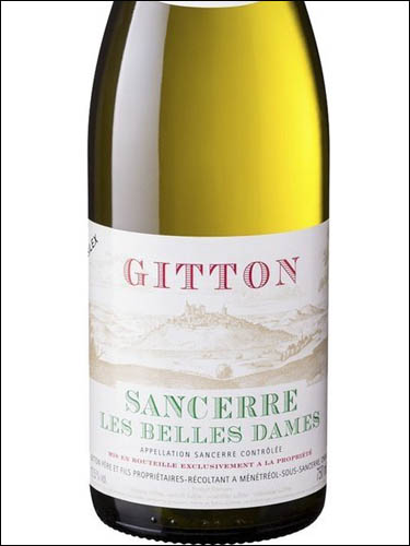 фото Gitton Sancerre Blanc Les Belles Dames Sancerre Blanc AOC Життон Сансер Ле Бэль Дам Сансер Блан Франция вино белое