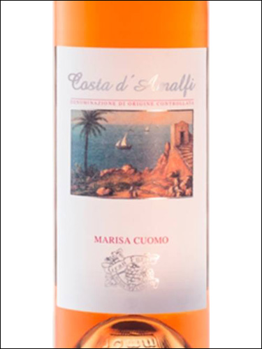 фото Marisa Cuomo Rosato Costa d'Amalfi DOC Мариза Куомо Розато Коста д'Амальфи Италия вино розовое
