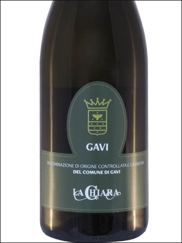 фото La Chiara Gavi del Comune di Gavi DOCG Ла Кьяра Гави дель Комуне ди Гави Италия вино белое