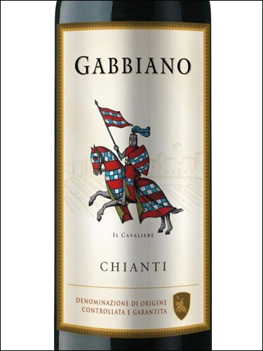 фото Gabbiano Il Cavaliere Chianti DOCG Габбьяно Иль Кавальере Кьянти ДОКГ Италия вино красное