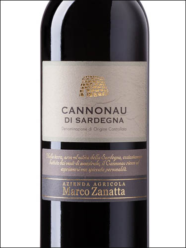 фото Marco Zanatta Cannonau di Sardegna DOC Марко Занатта Каннонау ди Сардиния ДОК Италия вино красное