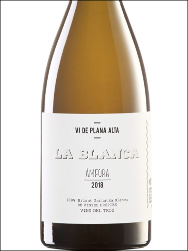 фото вино Vins del Tros La Blanca Amfora 