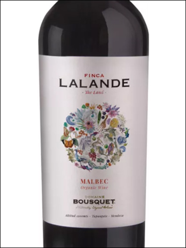 фото Domaine Bousquet Finca Lalande Organic Malbec Домен Буске Финка Лаланд Органик Мальбек Аргентина вино красное