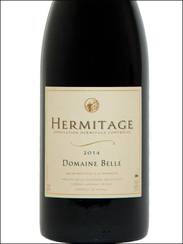 фото Domaine Belle Hermitage Rouge AOC Домен Бель Эрмитаж Руж Франция вино красное