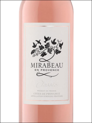 фото Mirabeau Classic Rose Cotes de Provence AOC Мирабо Классик Розе Кот де Прованс Франция вино розовое