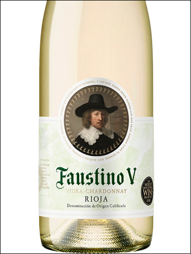 фото вино Faustino V Viura-Chardonnay Rioja DOCa 