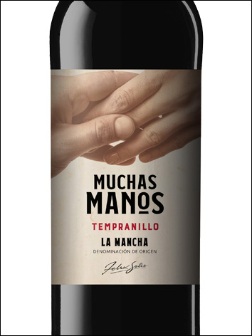 фото вино Muchas Manos Tempranillo La Mancha DO 