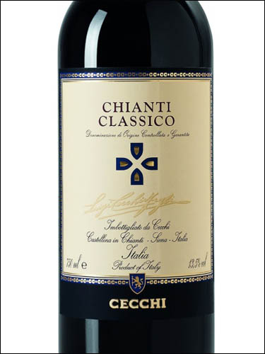 фото Cecchi Chianti Classico DOCG Чекки Кьянти Классико ДОКГ Италия вино красное