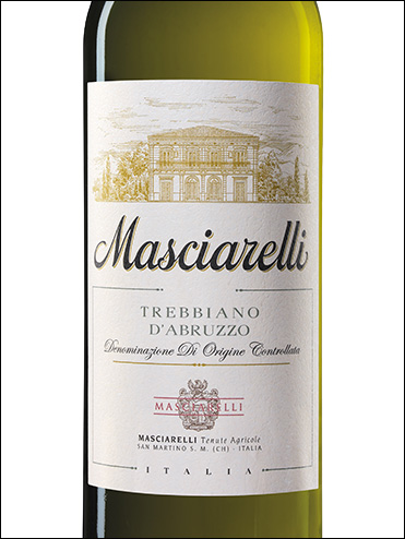 фото Masciarelli Trebbiano d'Abruzzo DOC Машарелли Треббьяно д'Абруццо Италия вино белое