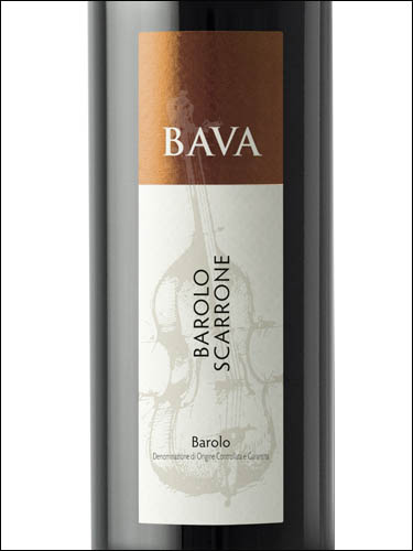 фото Bava Barolo Scarrone DOCG Бава Бароло Скарроне Италия вино красное