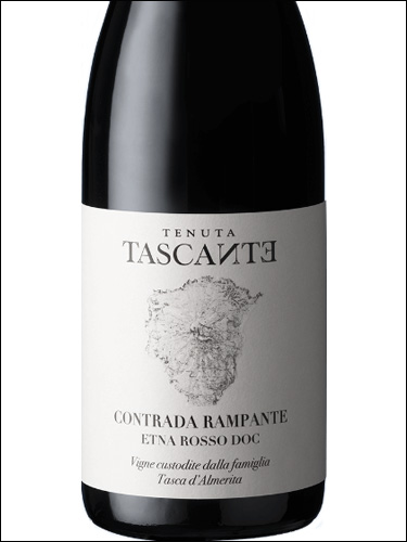 фото Tasca d'Almerita Tenuta Tascante Contrada Rampante Etna Rosso DOC Таска д'Альмерита Тенута Тасканте Контрада Рампанте Этна Россо Италия вино красное