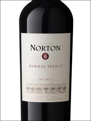 фото Bodega Norton Barrel Select Malbec Бодега Нортон Баррель Селект Мальбек Аргентина вино красное