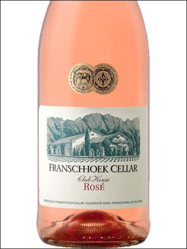 фото Franschhoek Cellar Club House Rose Франсхук Селлар Клаб Хаус Розе ЮАР вино розовое