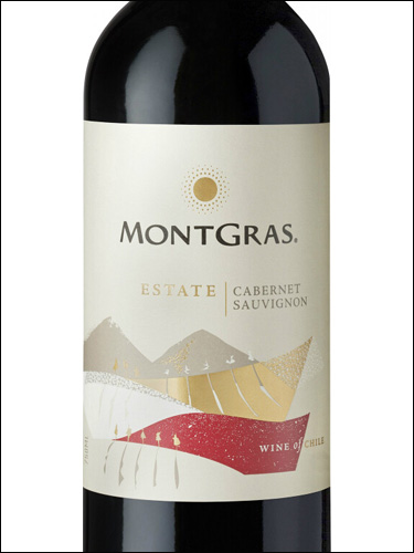 фото MontGras Estate Cabernet Sauvignon Central Valley DO МонтГрас Эстате Каберне Совиньон Центральная Долина Чили вино красное